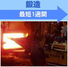 鍛造 最短2週間